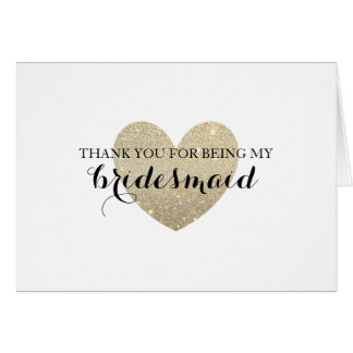 Thank You Card - Bridal Heart Fab