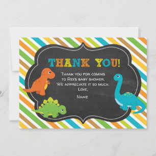 Thank you card Dinosaur