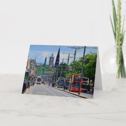 Thank you card Edinburgh Scotland