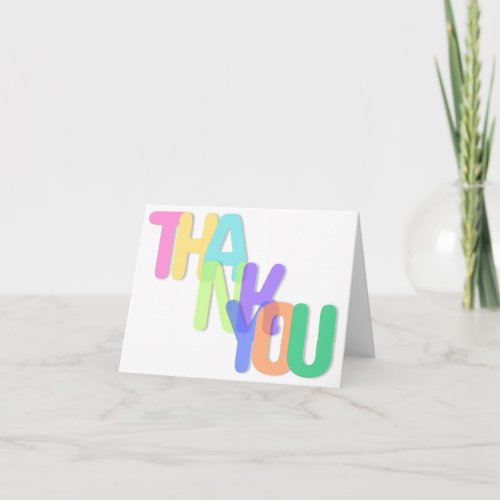 Thank You Card Editable Template (Blank)