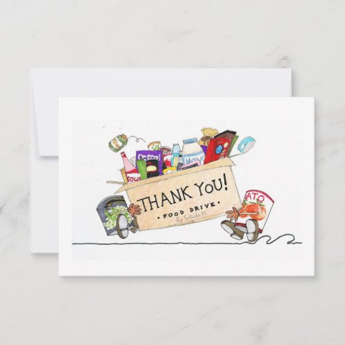 Thank You Card _ Food Drive