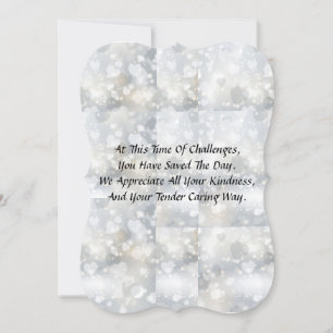 Thank you card for an essential worker