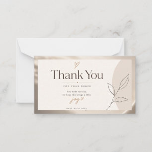 Thank You Card for Customers
