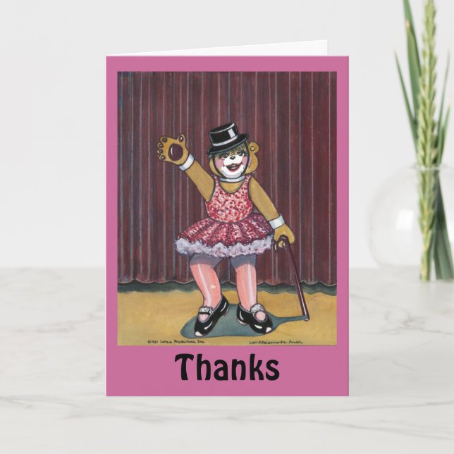 Thank You Card for Dance Instructor (Front)