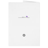 Thank You Card for Great Hospitality (Back)