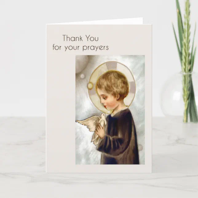 Thank You Card for Prayers | Zazzle