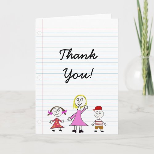 Thank You Card for Teachers