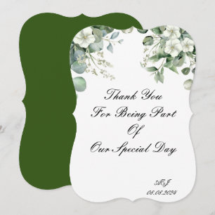 THANK YOU CARD FOR WEDDING