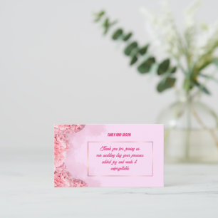 Thank you Card for Wedding Guests