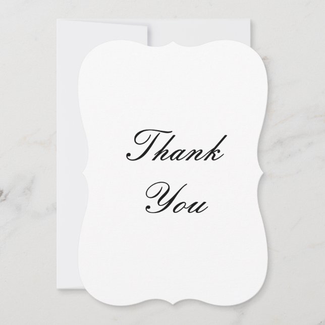 thank you card for weddings (Front)