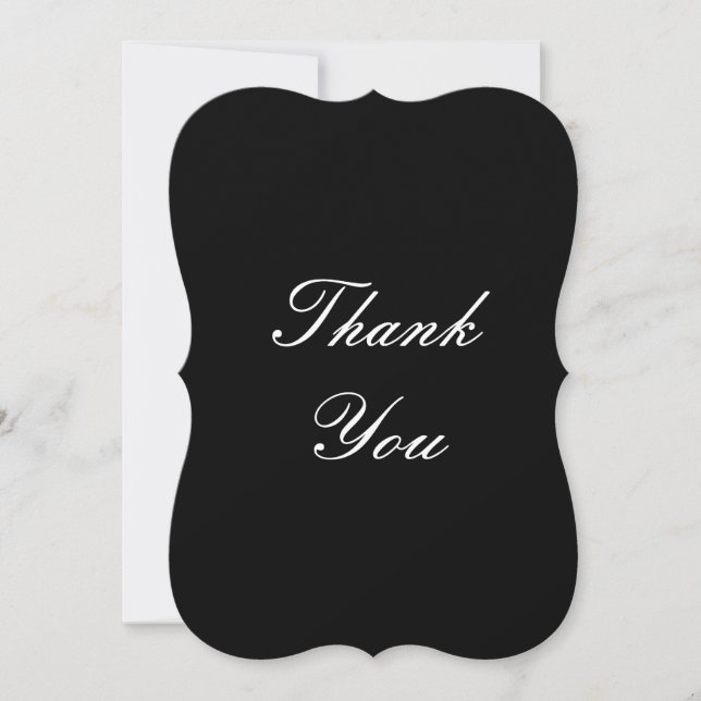 thank you card for weddings (Front)