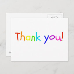 Thank You Card from Child | Zazzle