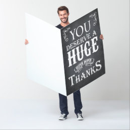 Thank You Card - Giant Blackboard