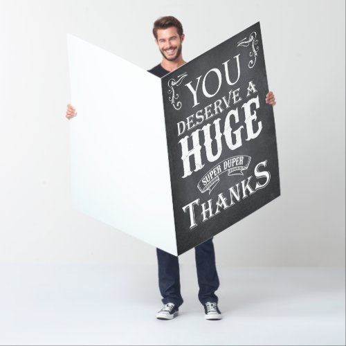 Thank You Card _ Giant Blackboard