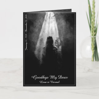 Thank You Card Into the light - goodbye my dear