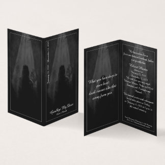 Thank You Card Into the light - goodbye my dear