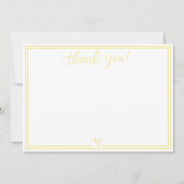 Thank You Card (Marigold) (Front)