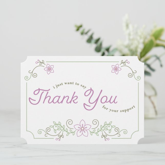 Thank-You Card Messages (Standing Front)