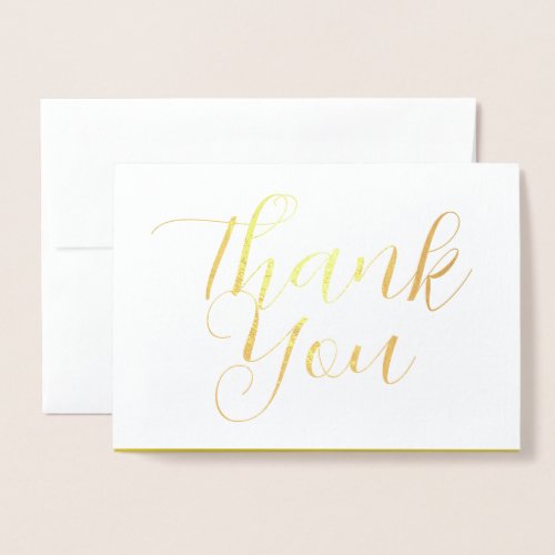 Thank You Card Modern Calligraphy Trendy Card