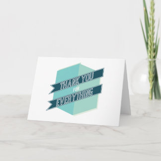 Thank You Card - Modern Geometric Style