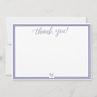 Thank You Card (Navy)