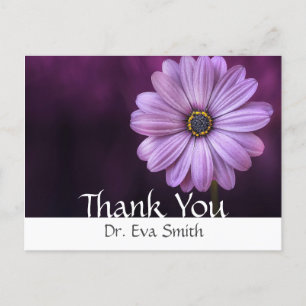 Thank You Card operation doctor hospital flower