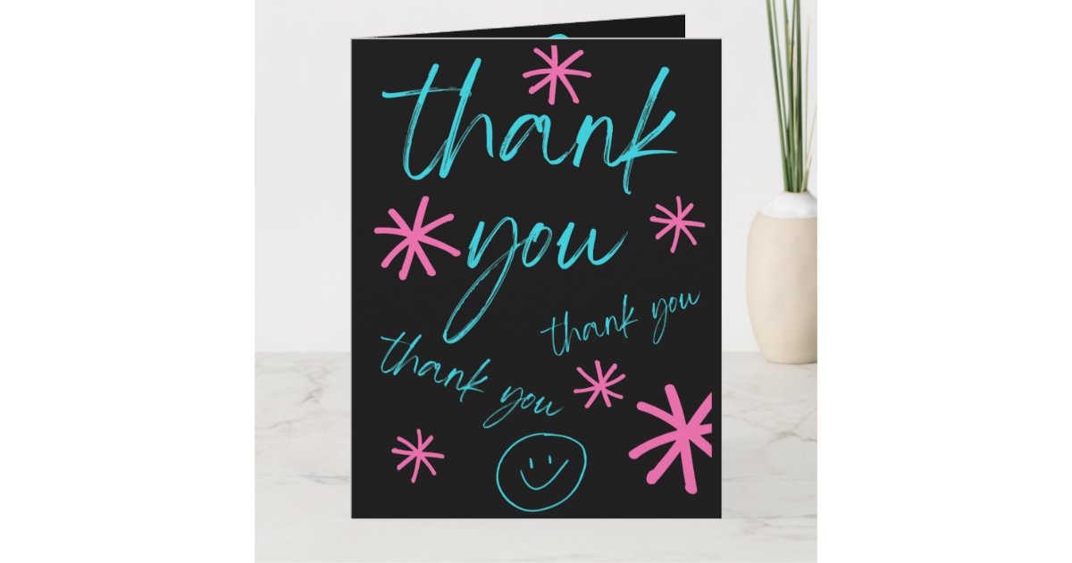 Thank You Rfs THANK YOU CARD PERSONALIZE | Zazzle