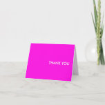 Thank You Card— &quot;pink Dice Eighties&quot; at Zazzle