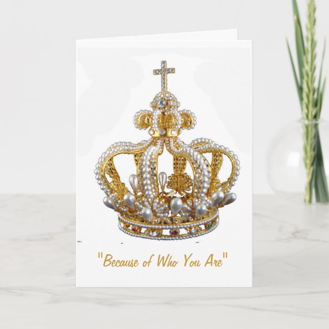 Thank You Card Royalty (Front)