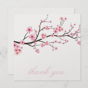 THANK YOU CARD : SAKURA CHERRY BLOSSOMS