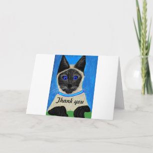 Thank you card Siamese