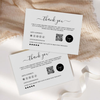 Thank You Card | Small Biz Packaging Insert