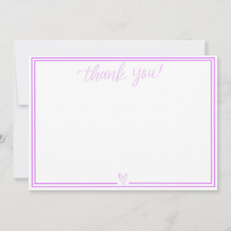 Thank You Card (Soft Pink)