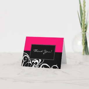 Thank You Card   Stylish Swirl