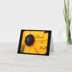 Thank You Card--Sunflower Card
