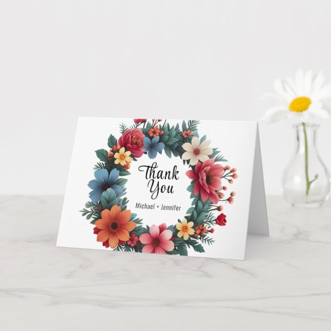 Thank You card TEMPLATE (Small Plant)