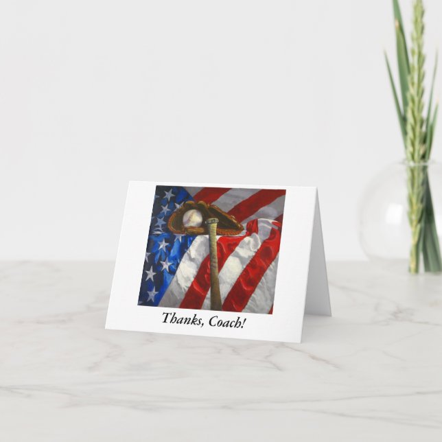 Thank you card to Coach (Front)