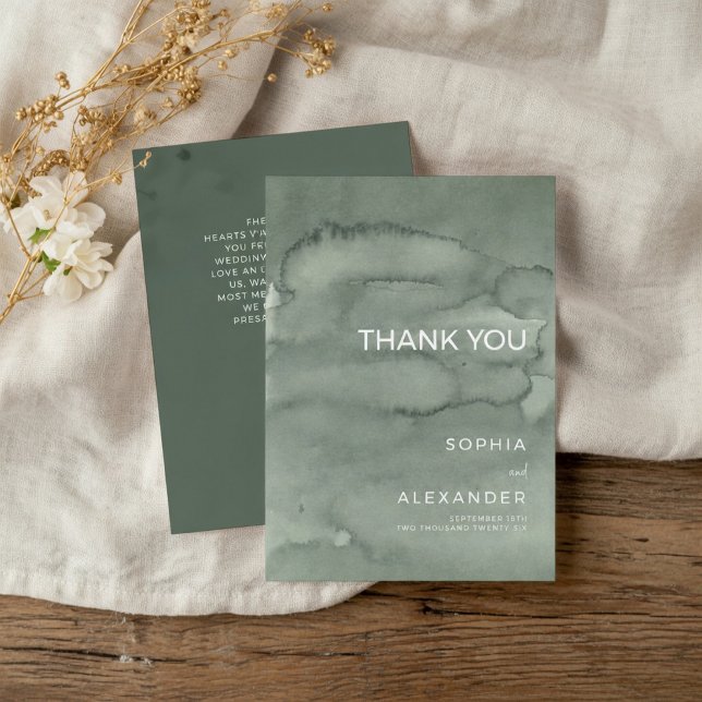  Thank You Card Wedding.  (Creator Uploaded)