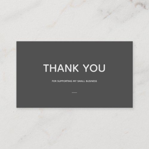 Thank You Card with Music Logo