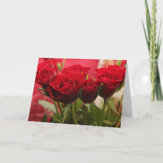 Thank You Card with Roses