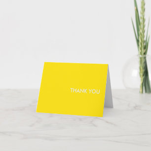 thank you card-"yellow sports car"