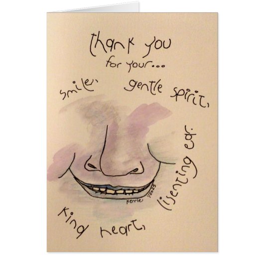"Thank you" Cards (Front)