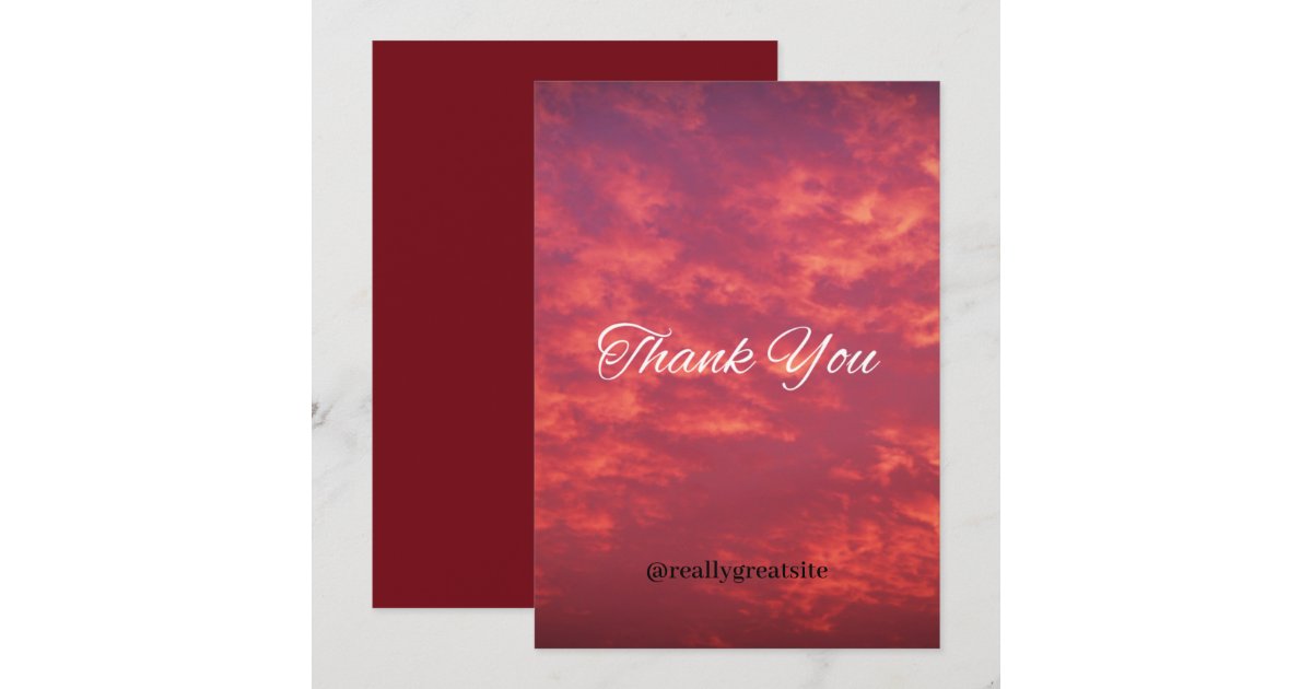 Thank You Rfs Thank You Cards | Zazzle