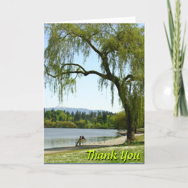 Thank You Cards Canadian Landscape Custom Cards Zazzle