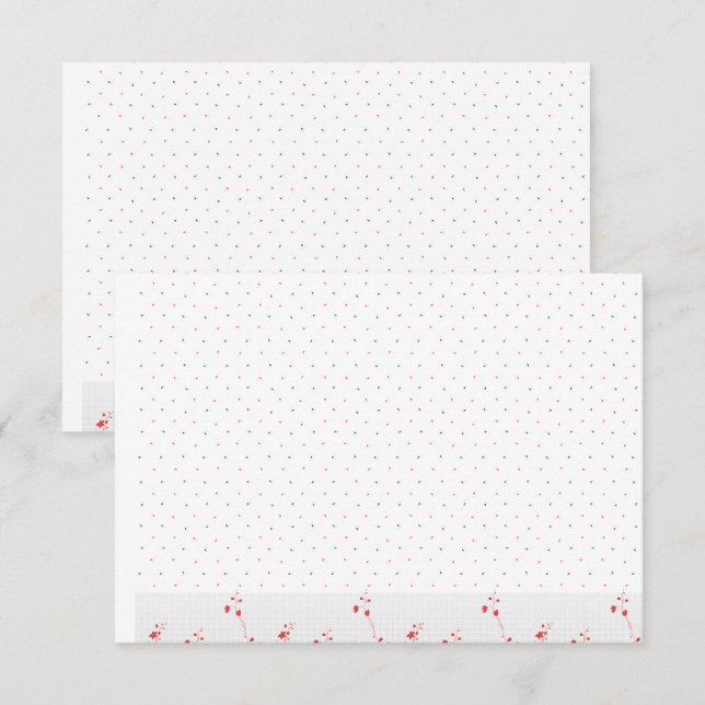 Thank You Cards | Flat | Custom | Elegant (Front/Back)