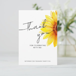 Thank You Cards for Bridal shower in a modern.