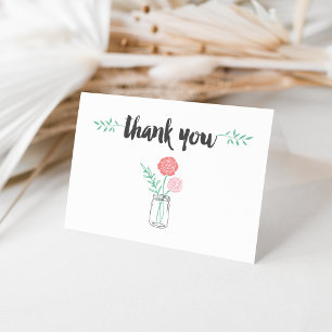 Thank You Cards Mason Jar