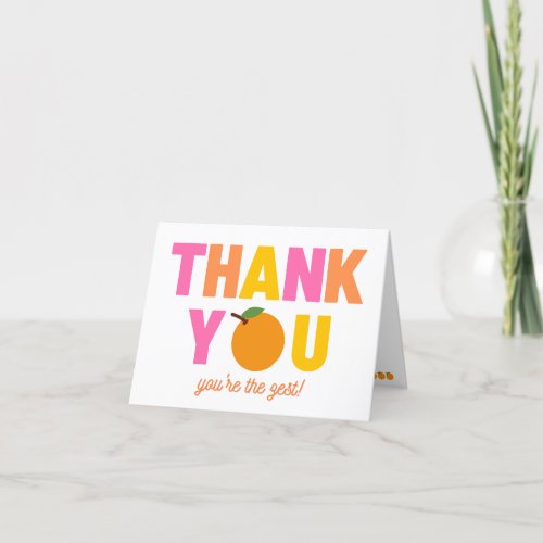 Thank You Cards _ Orange Zest