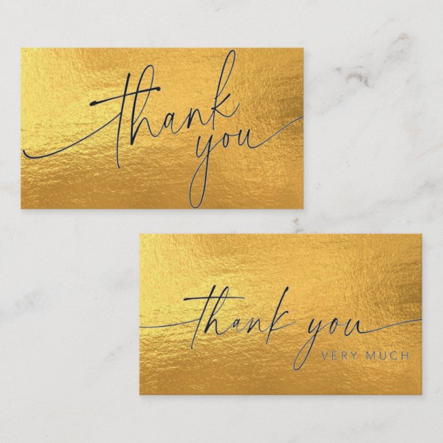 Thank You Cards Professional Looking Graduation (Front/Back)
