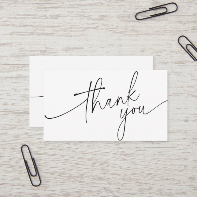 Thank You Cards Professional Looking Graduation (Front/Back In Situ)
